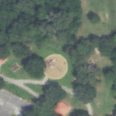Aerial view of Playground