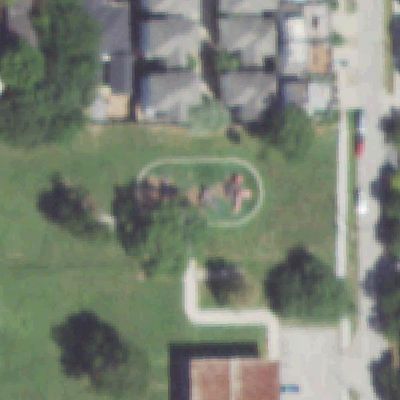 Aerial view of Playground