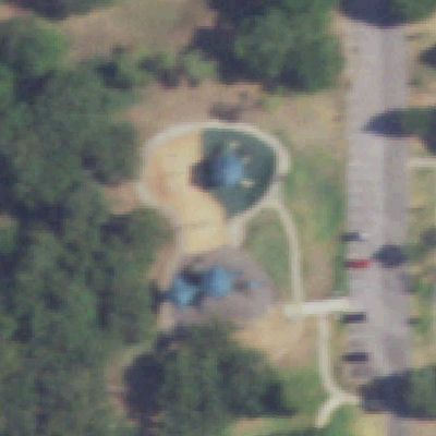 Aerial view of Playground