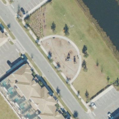 Aerial view of Playground