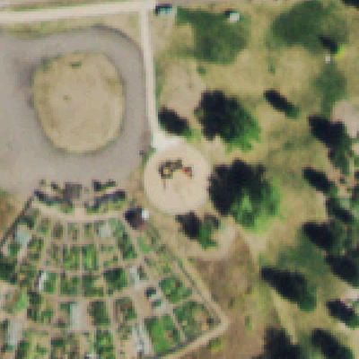 Aerial photo of Playground
