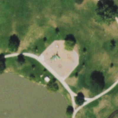 Aerial photo of Playground