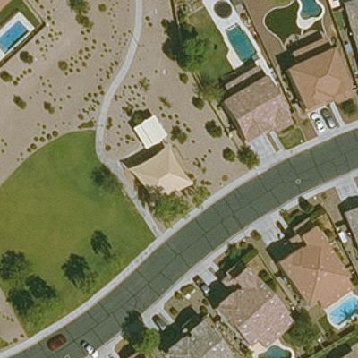 Aerial view of Playground