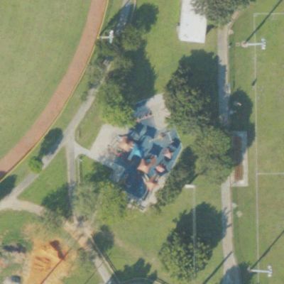 Aerial view of Playground