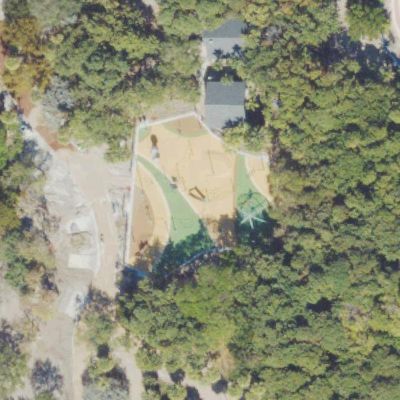 Aerial view of Playground