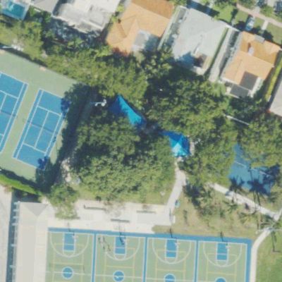 Aerial view of Playground