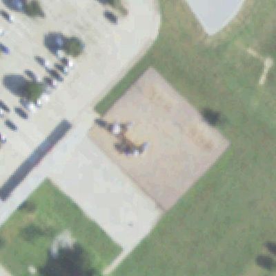 Aerial view of Playground