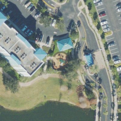 Aerial view of Playground