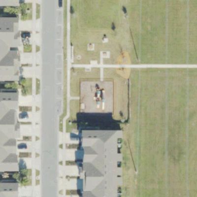 Aerial view of Playground
