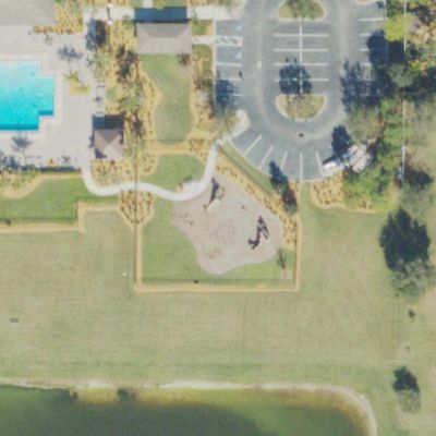 Aerial view of Playground