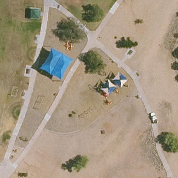 Aerial view of Playground
