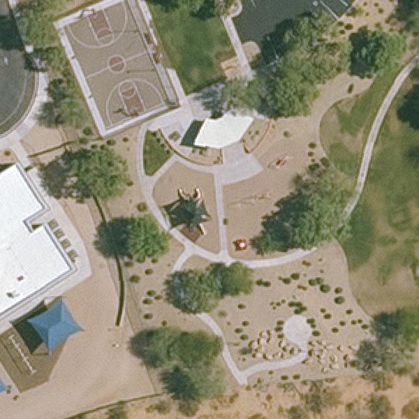 Aerial view of Playground