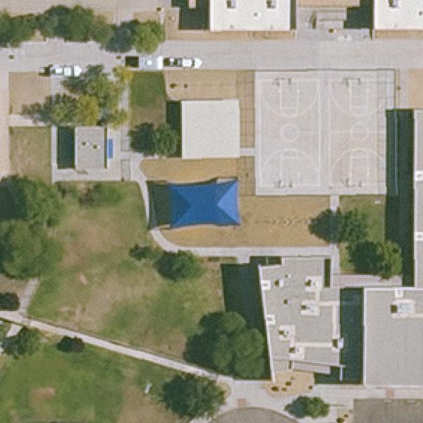 Aerial view of Playground
