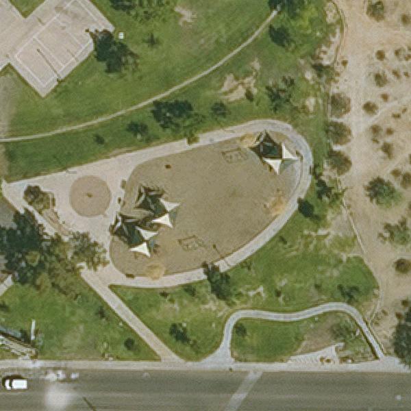 Aerial view of Playground