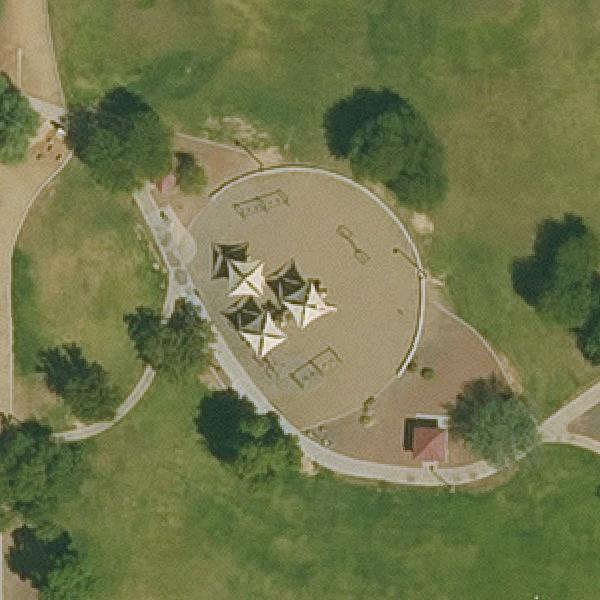 Aerial view of Playground