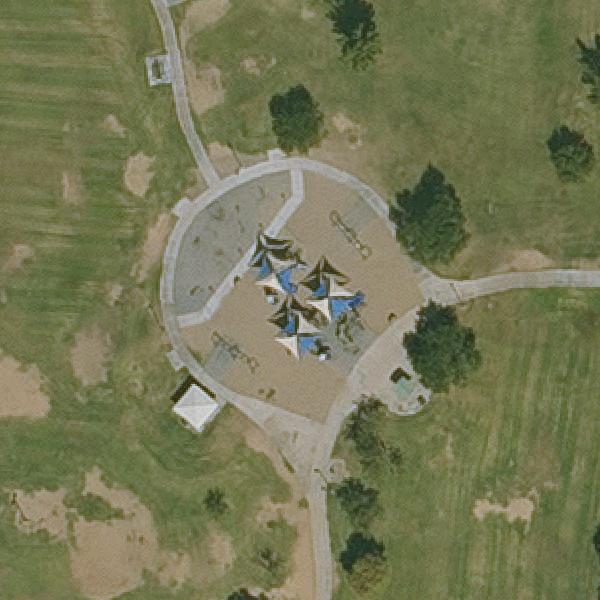 Aerial view of Playground
