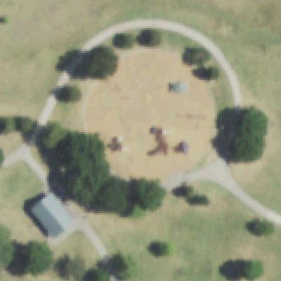 Aerial view of Playground