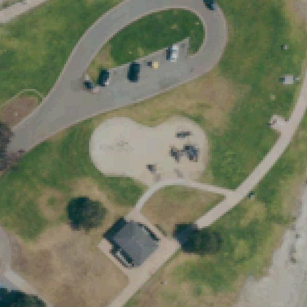 Aerial view of Playground