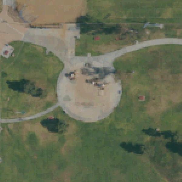 Aerial view of Playground