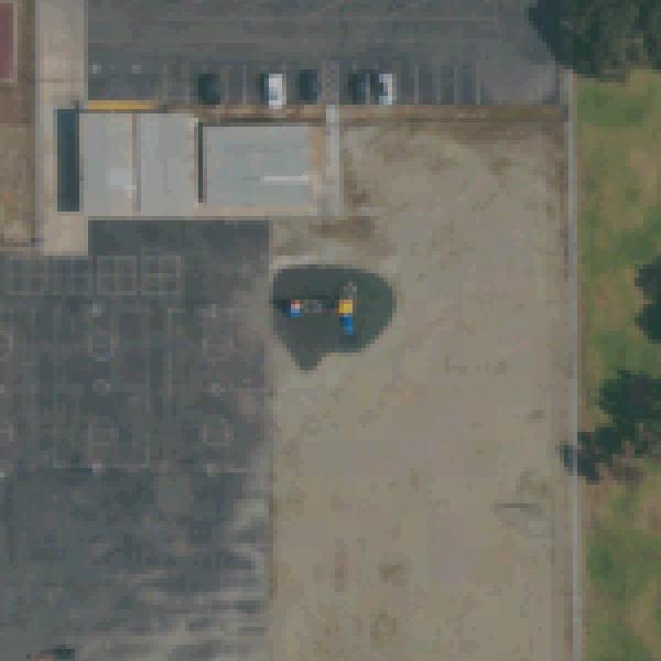 Aerial view of Playground