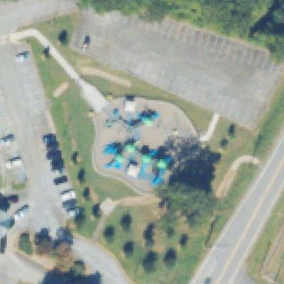 Aerial view of Playground