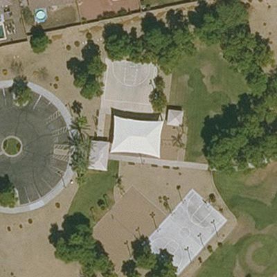 Aerial view of Playground