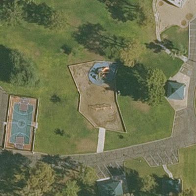 Aerial view of Playground