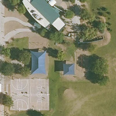 Aerial view of Playground