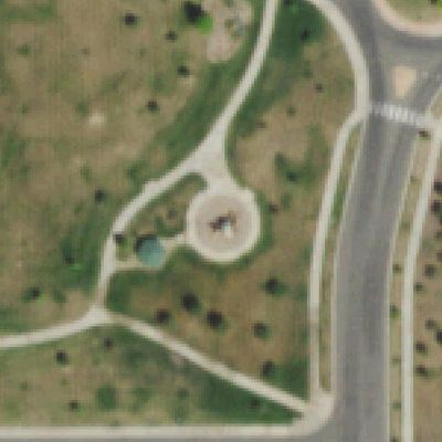 Aerial photo of Playground