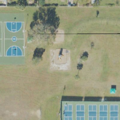 Aerial view of Playground