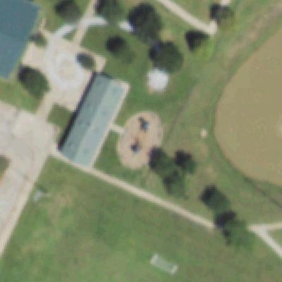Aerial photo of Playgrounds