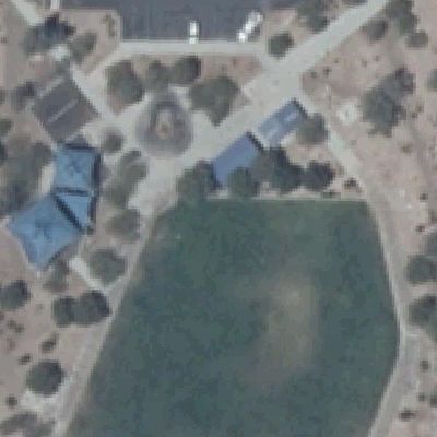 Aerial photo of Polly Gonzalez Park