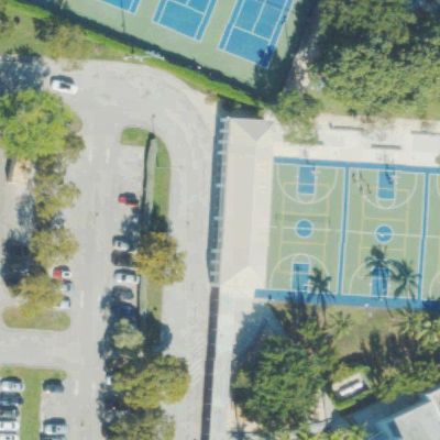 Aerial view of Polo Park
