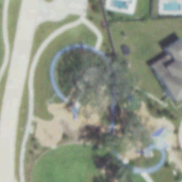 Aerial photo of Pomona Backyard Park