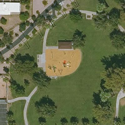 Aerial view of Porter Park