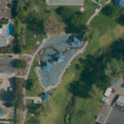 Aerial view of Poway Civic Center