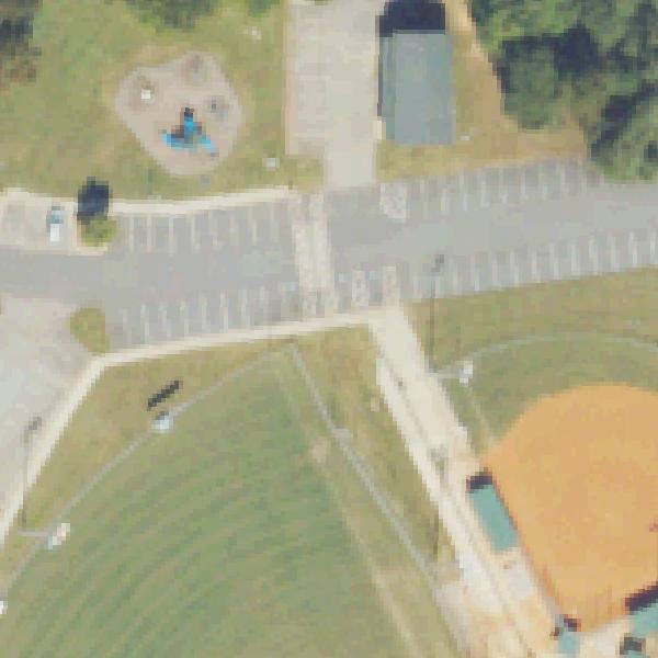 Aerial view of Powder Springs Park