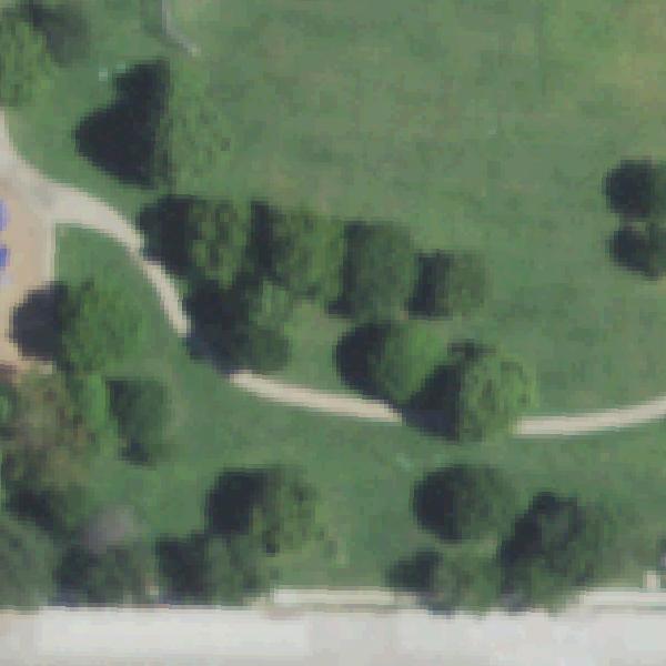 Aerial view of Prairie Meadow Park