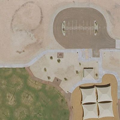Aerial view of President's Park