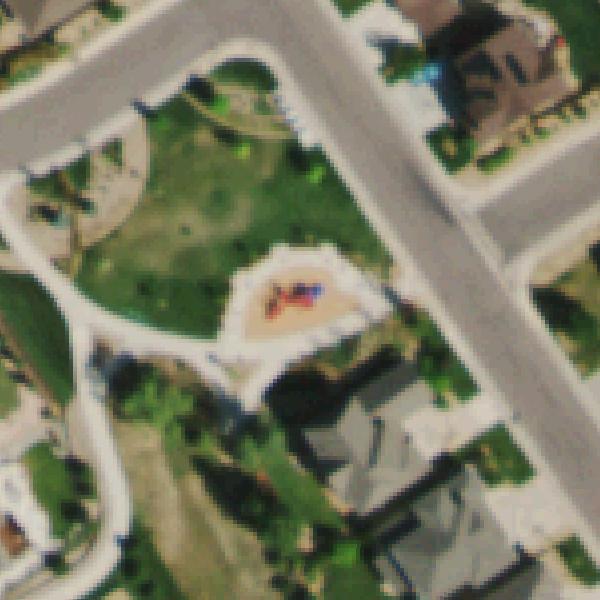 Aerial photo of Presidential Park (Copperleaf Cherry)