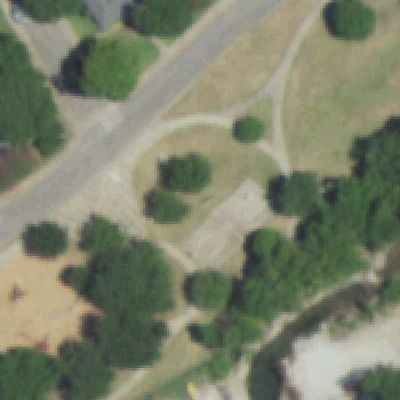 Aerial view of Preston Green Park