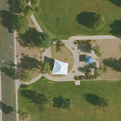 Aerial view of Price Park