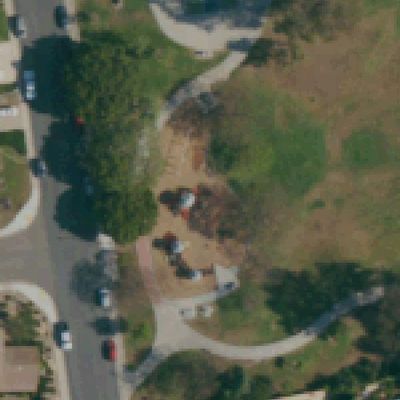 Aerial view of Princess Del Cerro Park