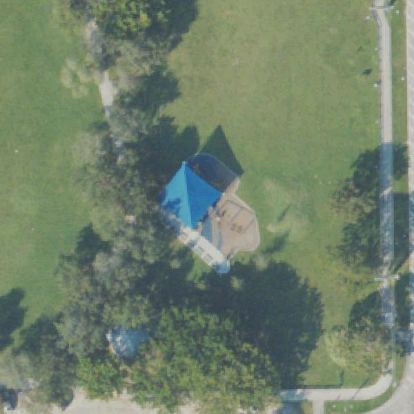 Aerial view of Princetonian Park