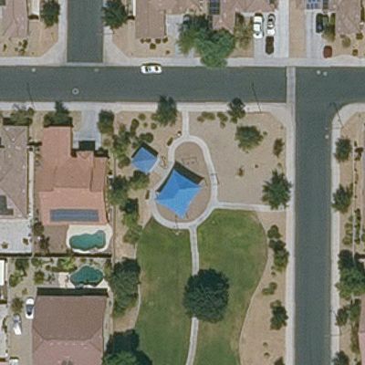 Aerial view of Pueblo Verde HOA Park