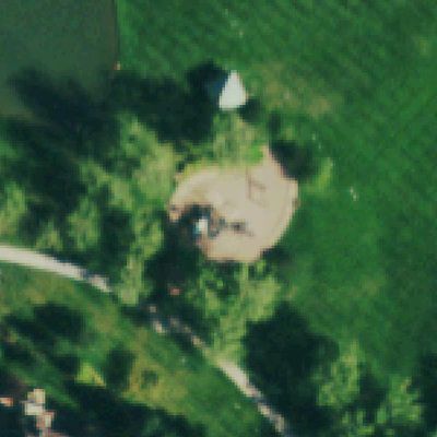 Aerial photo of Purple Park