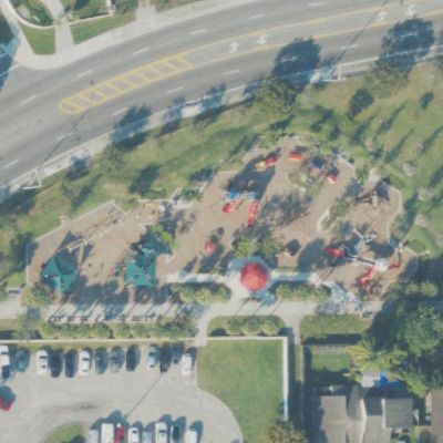 Aerial view of Quail Roost Park