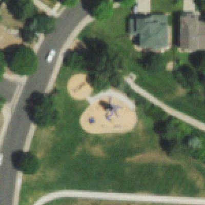 Aerial photo of Quail's Crossing Park