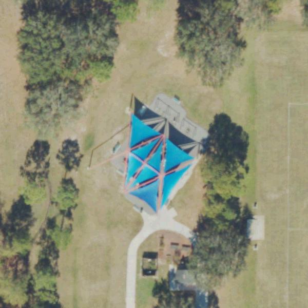 Aerial photo of R.D. Keene Park