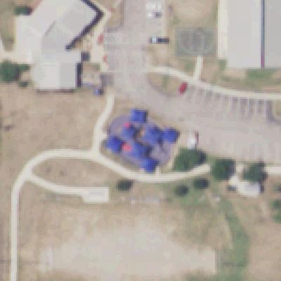 Aerial photo of Rainbow Hills Park
